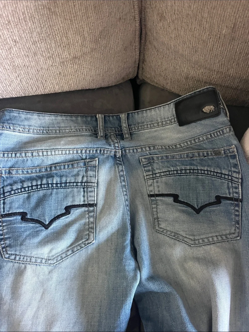 Buffalo David Bitton Light Blue Washed Men’s Jeans